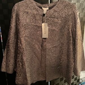 Chico’s Platinum unlined jacket